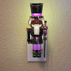 Bath & Body Works Nutcracker Nightlight - Green, Purple & Gold